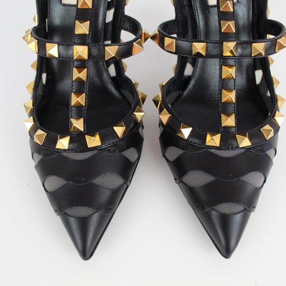 NEW VALENTINO GARAVANI Rockstud Leather Pumps - Picture 10 of 16